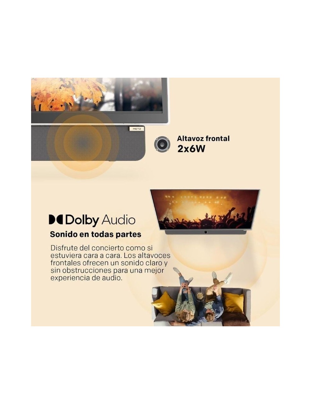 Televisor Portable Metz 24MPE7000Z 24'/ Full HD/ Smart TV/ WiFi
