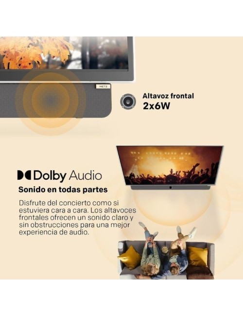 Televisor Portable Metz 24MPE7000Z 24'/ Full HD/ Smart TV/ WiFi