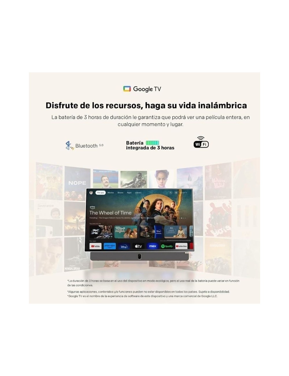 Televisor Portable Metz 24MPE7000Z 24'/ Full HD/ Smart TV/ WiFi