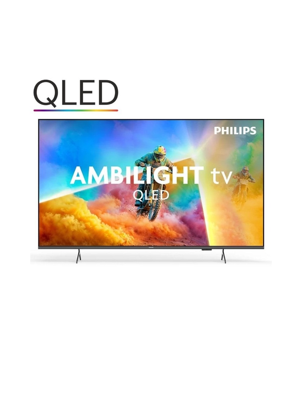 Televisor Philips QLED 55PQS8501 55'/ Ultra HD 4K/ Ambilight/ Smart TV/ WiFi
