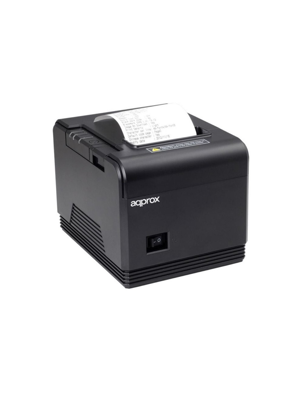 Impresora de Tickets Approx appPOS80AM3/ Térmica/ Ancho papel 80mm/ USB-RS232-Ethernet/ Negra