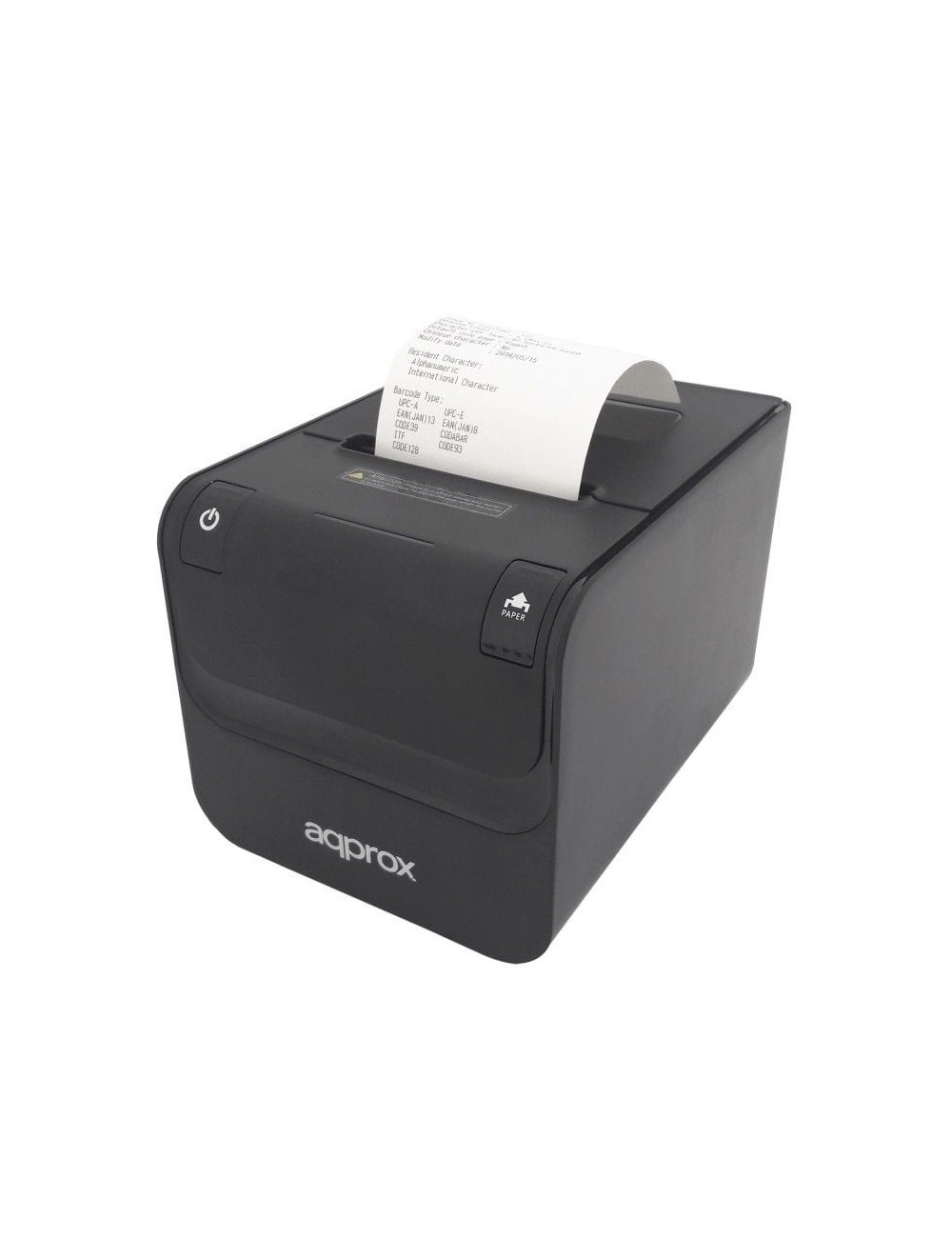 Impresora de Tickets Approx appPOS80AMUSE/ Térmica/ Ancho papel 80mm/ USB-RS232-Ethernet/ Negra