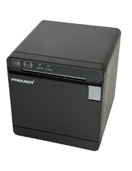 Impresora de Tickets Premier ITP-Front II/ Térmica/ Ancho papel 80mm/ USB-Ethernet/ Negra