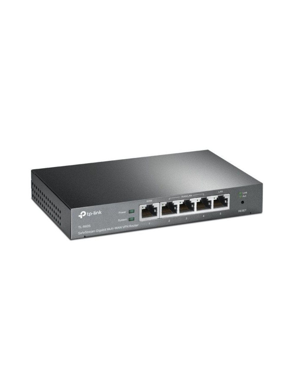 Router VPN SafeStream Gigabit TP-Link Omada TL-R605/ 5 Puertos Multi-WAN