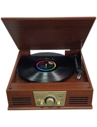 Tocadiscos Sunstech PXR32/ Bluetooth/ Radio FM/ Conversor a MP3