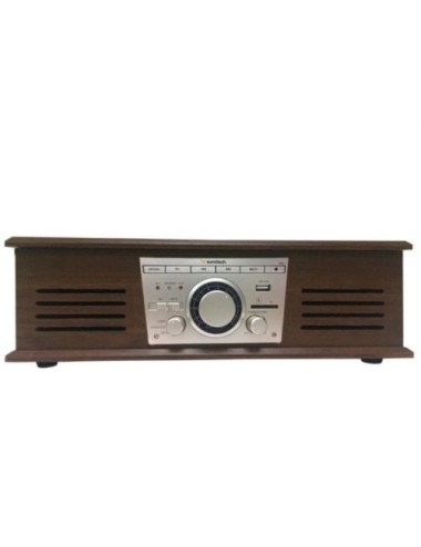 Tocadiscos Sunstech PXR32/ Bluetooth/ Radio FM/ Conversor a MP3