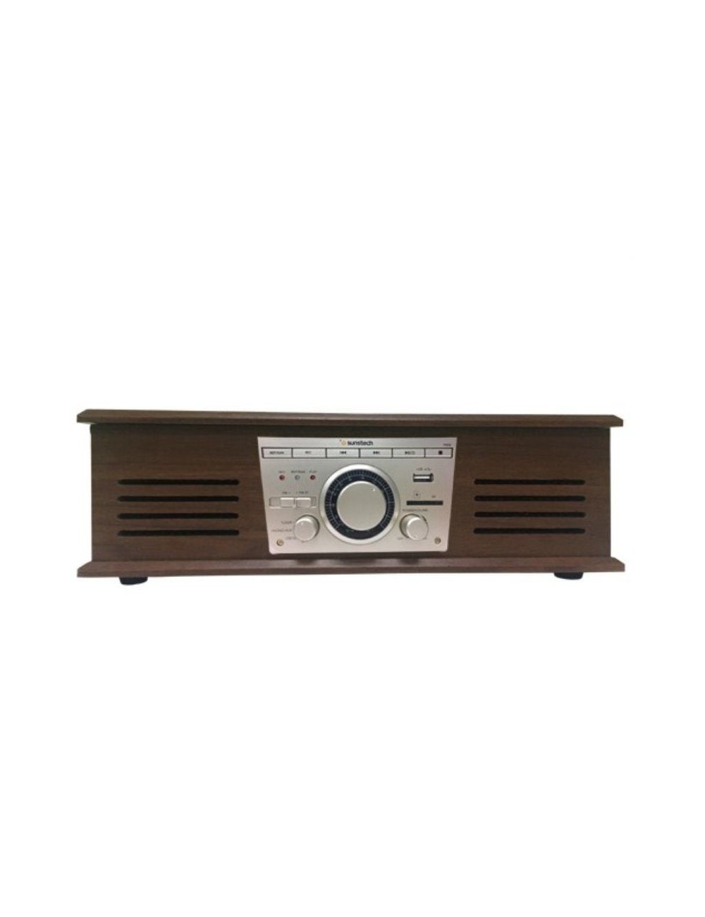 Tocadiscos Sunstech PXR32/ Bluetooth/ Radio FM/ Conversor a MP3