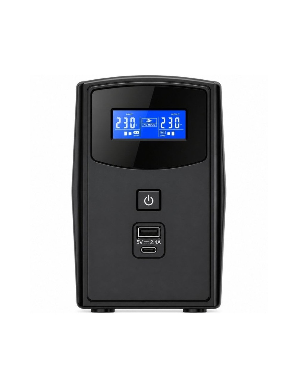 SAI Línea Interactiva Phasak SIRIUS 800 VA Interactive/ 800VA-480W/ 2 Salidas/ Formato Torre