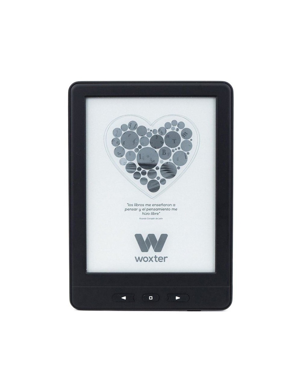 Libro Electrónico Ebook Woxter Scriba Paperlight TP/ 6' tactil retroiluminado Tinta Electrónica/ Negro