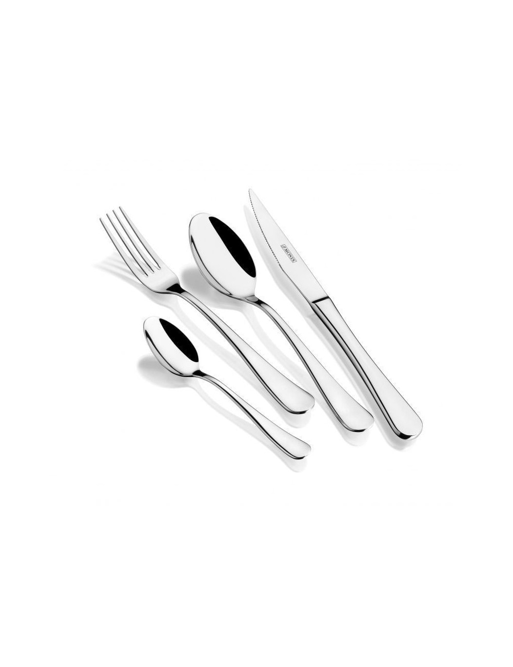 Pack 24 Cubiertos Monix M202974/ Acero inoxidable