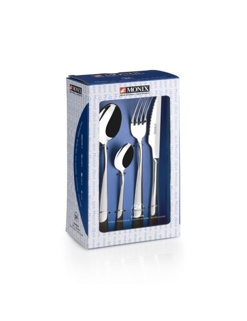 Pack 24 Cubiertos Monix M202974/ Acero inoxidable