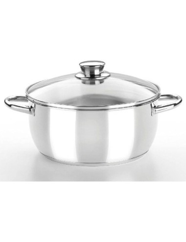 Pack Batería de Cocina Monix Optima2 M450001/ Cazo Ø16cm/ Ollas Ø20 - 24cm/ Cacerolas Ø20 - 24cm/ Acero Inoxidable/ Apta para In