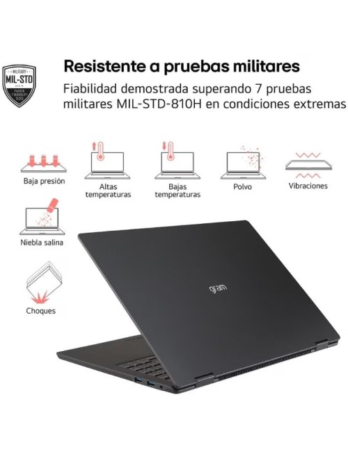 Portátil LG Gram 17ZD90TL-G.AX85BN Intel Core Ultra 7-258V/ 32GB/ 512GB SSD/ 17'/ Sin Sistema Operativo
