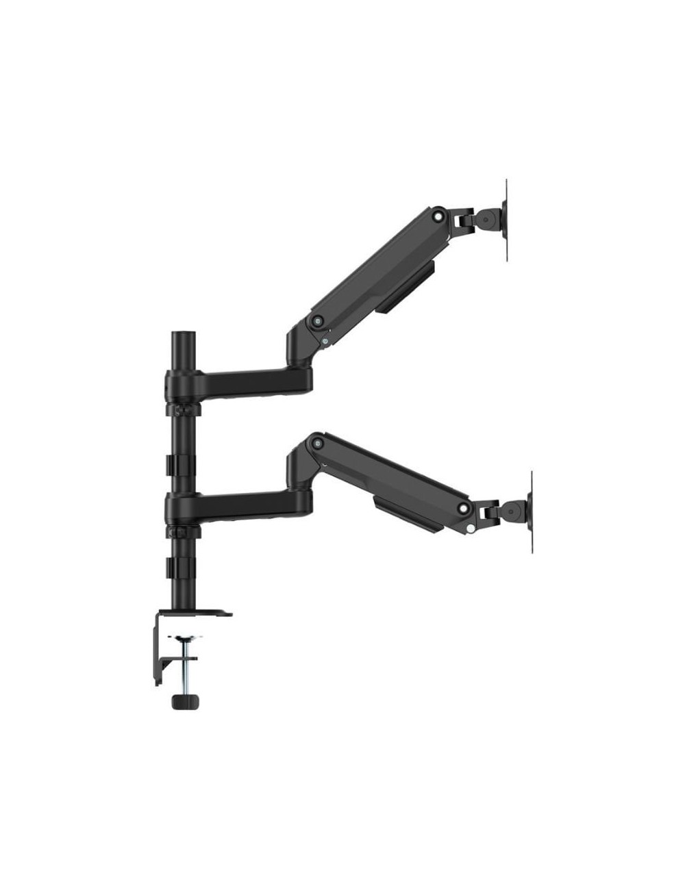Soporte de Mesa con Contrapeso para 2 Monitores Aisens DT32TSR-453/ Giratorio/ Inclinable/ hasta 9kg