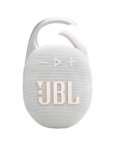 Altavoz con Bluetooth JBL Clip 5/ 7W/ 1.0/ Blanco