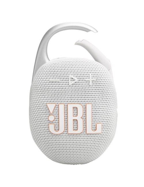 Altavoz con Bluetooth JBL Clip 5/ 7W/ 1.0/ Blanco