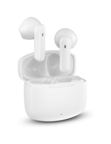 Auriculares Bluetooth SPC Ether 3 Buds con estuche de carga/ Autonomía 8h/ Blancos