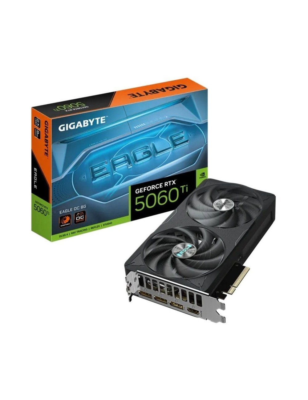 Tarjeta Gráfica Gigabyte GeForce RTX 5060 Ti Eagle OC/ 8GB GDDR7