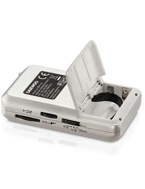 Radio Portátil Daewoo DW1115/ Gris
