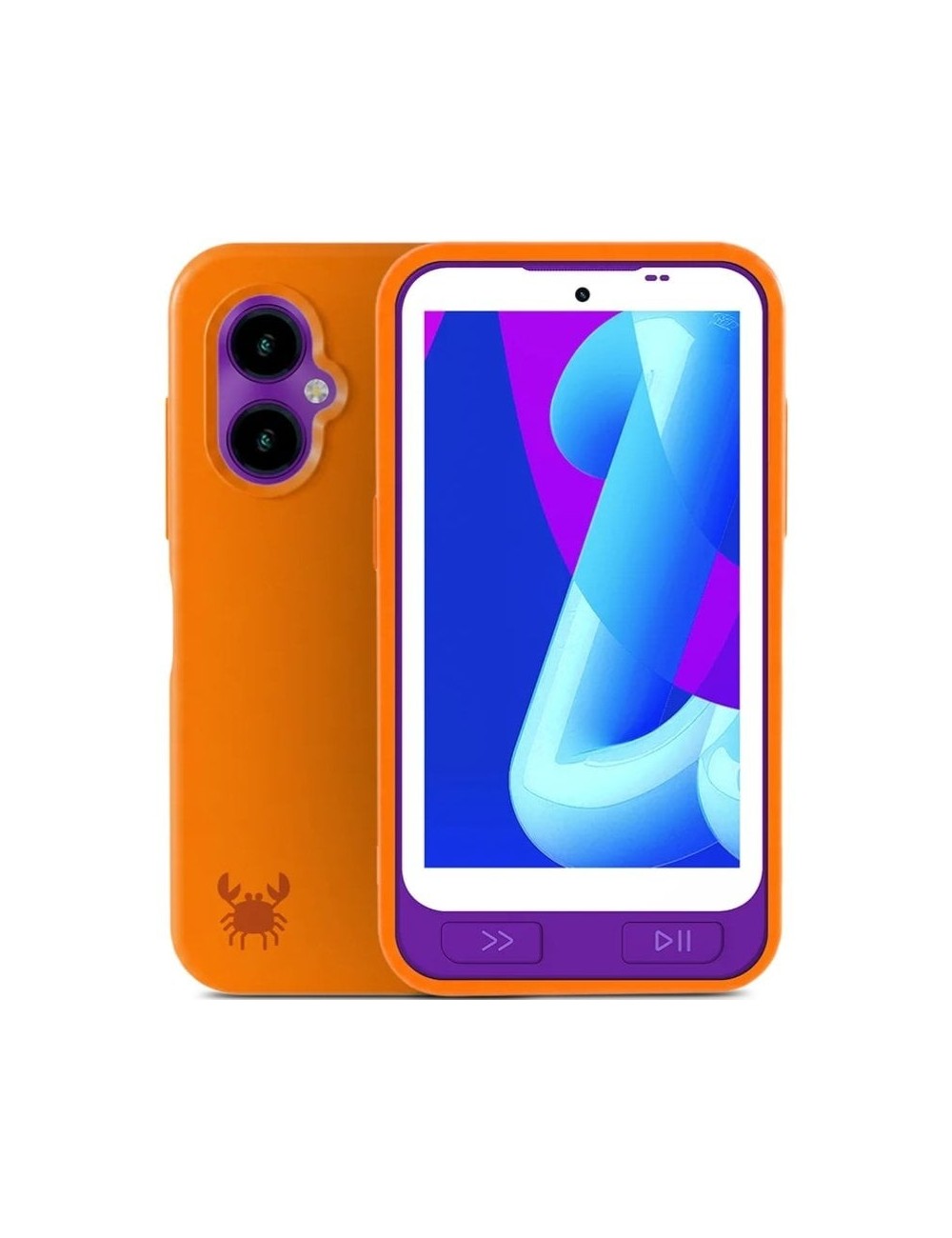 Funda Silicona + Protector de Pantalla de Cristal Templado SPC Wuum One Protection Pack 4354P/ Compatible con SPC Wuum One/ Nara