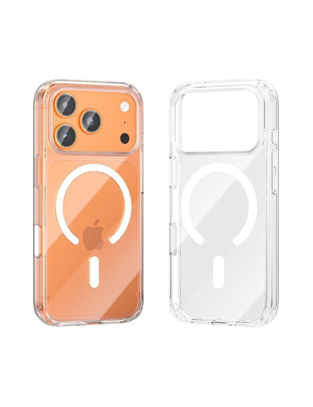 Funda Dura con Magsafe Vention Concise Impact KVBTCD-40/ Compatible con iPhone 17 Pro Max/ Transparente