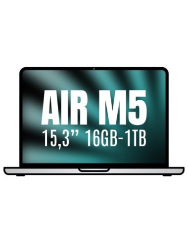 Apple Macbook Air 15,3'/ M5 10-Core CPU/ 16GB/ 1TB SSD/ 10-Core GPU/ Plata