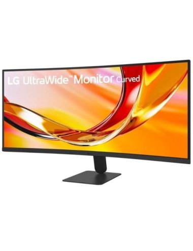 Monitor Profesional Ultrapanorámico Curvo LG 34U601B-B 34'/ WQHD/ Negro