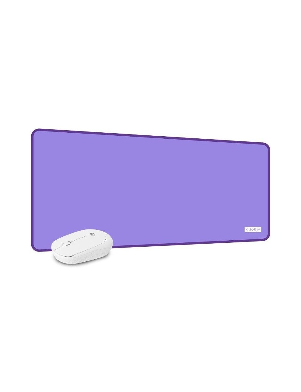 Set Ratón Inalámbrico y Alfombrilla Subblim Harmony Purple/ Hasta 1200 DPI