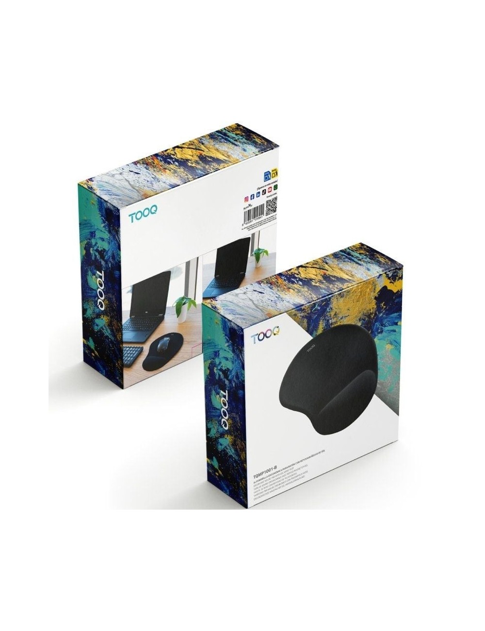 Alfombrilla Ergonómica TooQ TQMP1001-B/ 230 x 200 x 20mm