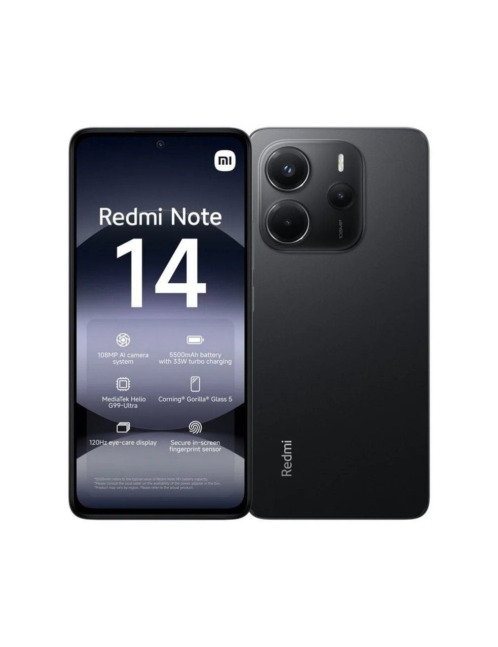 Smartphone Xiaomi Redmi Note 14 6GB/ 128GB/ 6.67'/ Negro