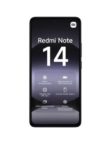 Smartphone Xiaomi Redmi Note 14 6GB/ 128GB/ 6.67'/ Negro