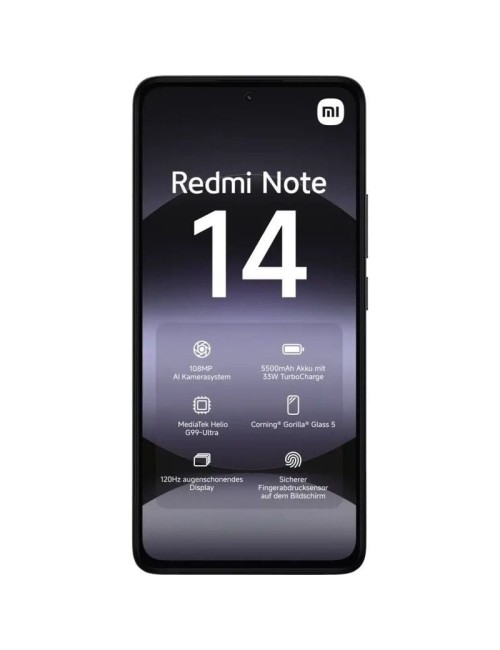 Smartphone Xiaomi Redmi Note 14 6GB/ 128GB/ 6.67'/ Negro