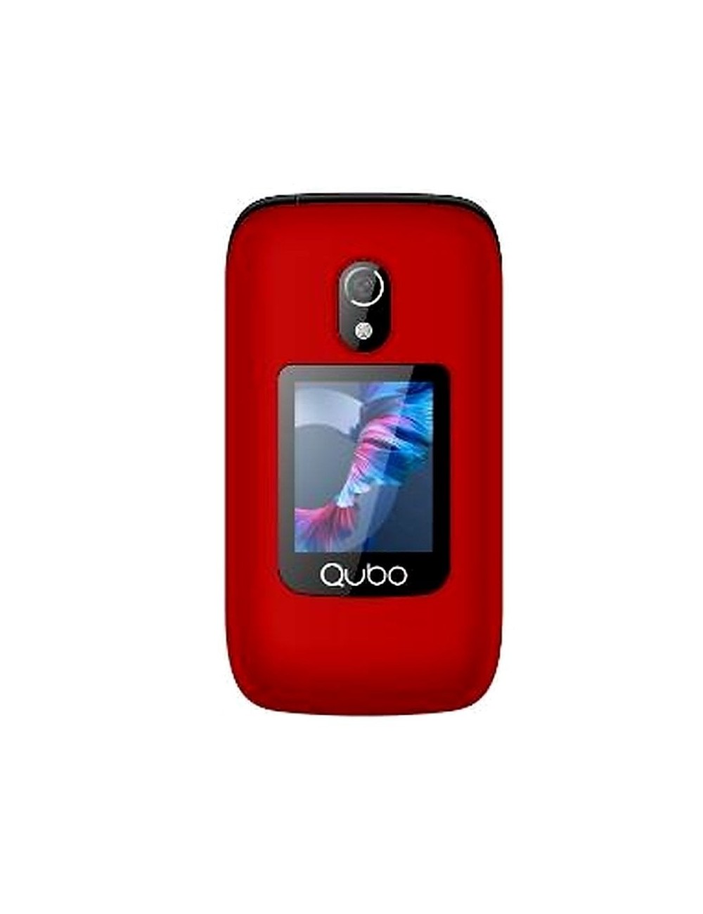 Teléfono Móvil Qubo P-221RD 4G para Personas Mayores/ Rojo