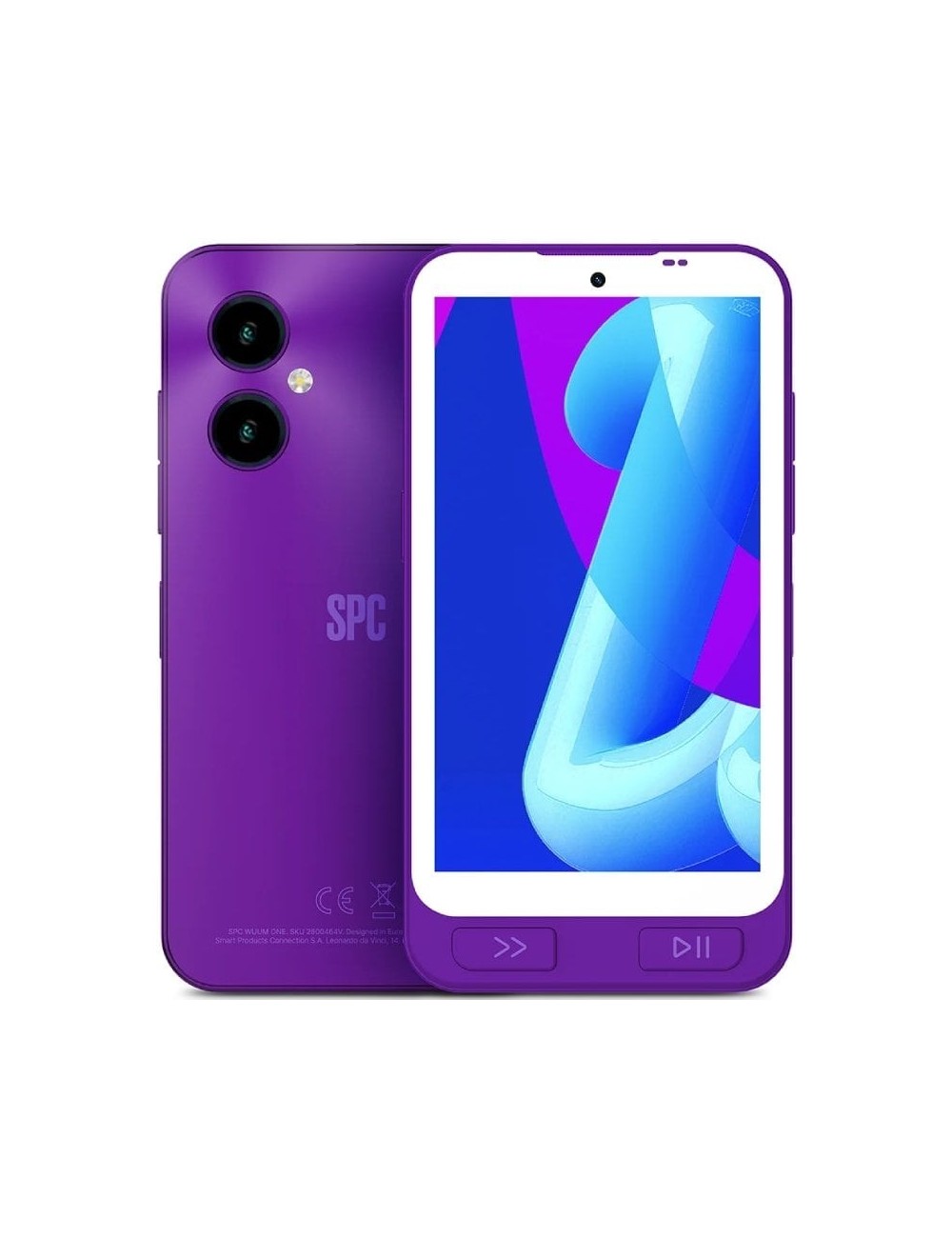 Smartphone SPC Wuum One 4GB/ 64GB/ 5'/ Púrpura