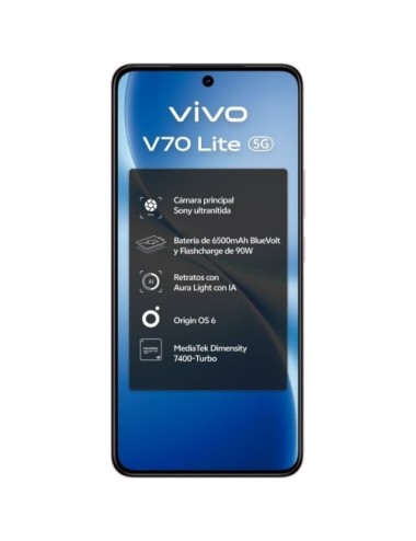 Smartphone Vivo V70 Lite 6GB/ 256GB/ 6.77'/ 5G/ Azul