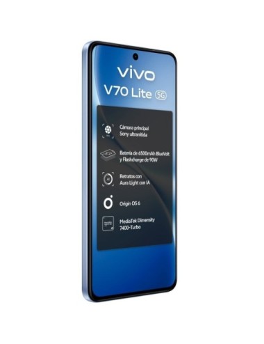 Smartphone Vivo V70 Lite 6GB/ 256GB/ 6.77'/ 5G/ Azul