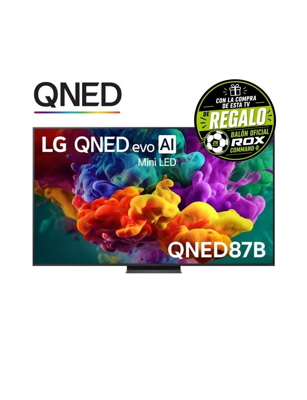 Televisor LG QNED evo AI QNED87 Mini LED 75QNED87B6A 75'/ Ultra HD 4K/ Smart TV/ WiFi