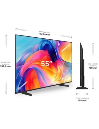 Televisor Samsung TU55M72HAU 55'/ Ultra HD 4K/ Smart TV/ WiFi