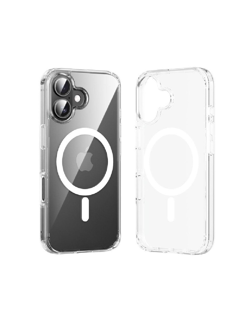 Funda Dura con Magsafe Vention KUGT0-20/ Compatible con iPhone 16 Plus/ Transparente
