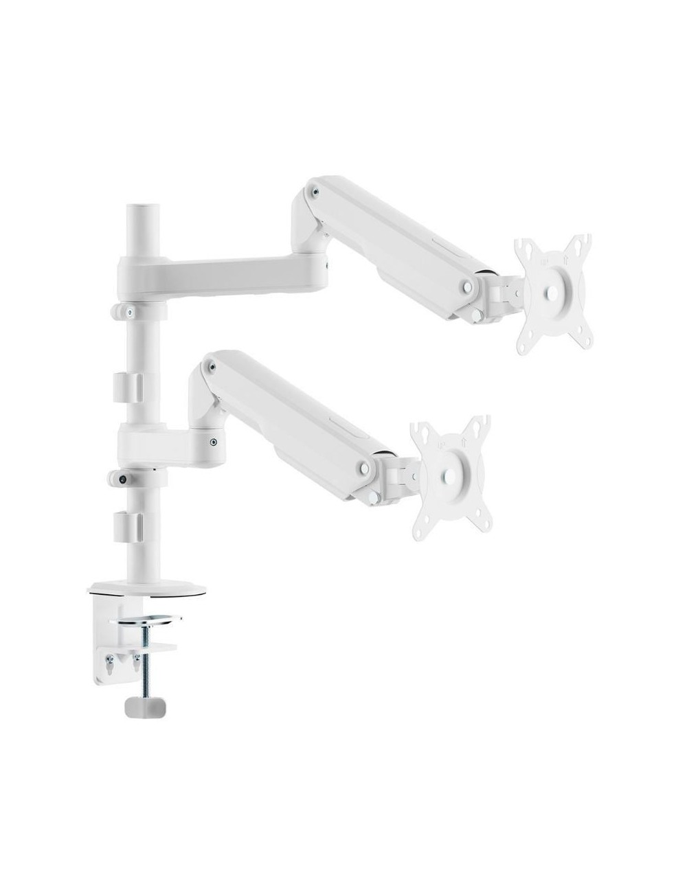 Soporte de Mesa con Contrapeso para 2 Monitores Aisens DT32TSR-441/ Giratorio/ Inclinable/ hasta 9kg