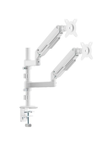 Soporte de Mesa con Contrapeso para 2 Monitores Aisens DT32TSR-441/ Giratorio/ Inclinable/ hasta 9kg