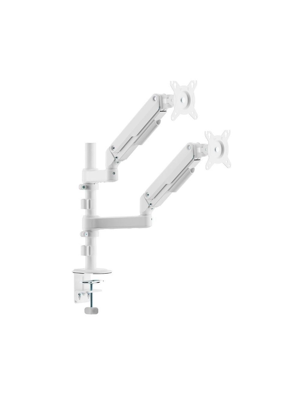 Soporte de Mesa con Contrapeso para 2 Monitores Aisens DT32TSR-441/ Giratorio/ Inclinable/ hasta 9kg