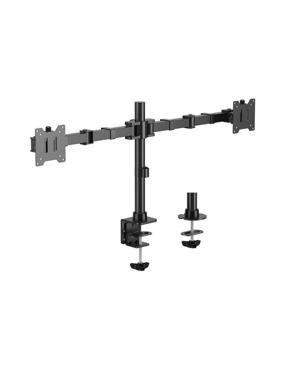 Soporte de Mesa para 2 Monitores Aisens DT35TSR-359/ Giratorio/ Inclinable/  hasta 20kg