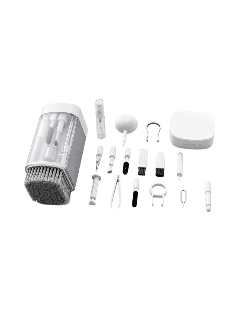 Kit de Limpieza Mars Gaming MAKIT/ 21 en 1/ Blanco