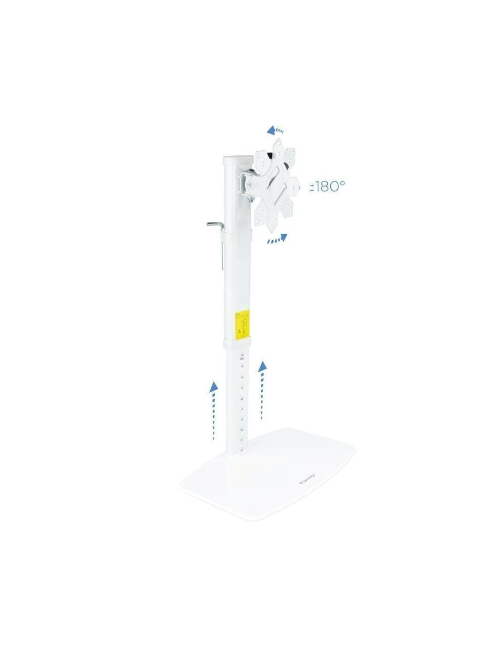 Soporte de Sobremesa para Monitor TooQ DB1127TN-W/ Giratorio/ Inclinable/ hasta 6kg