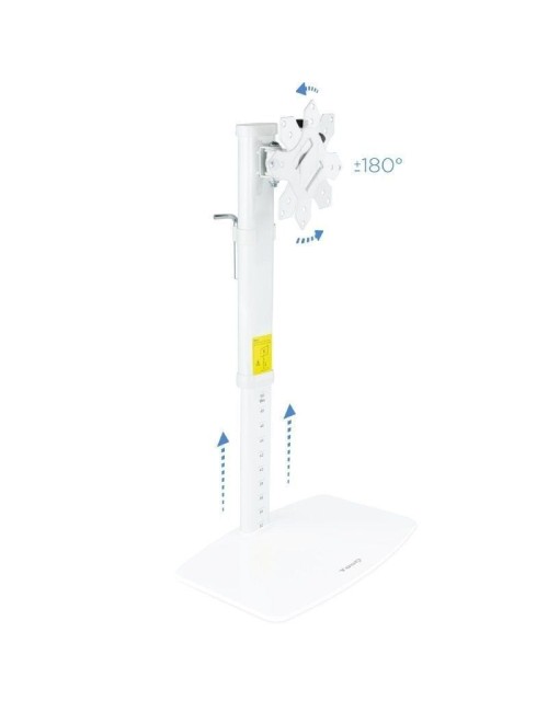 Soporte de Sobremesa para Monitor TooQ DB1127TN-W/ Giratorio/ Inclinable/ hasta 6kg