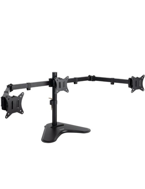 Soporte de Sobremesa para 3 Monitores TooQ DB1704TN-B/ Giratorio/ Inclinable/ hasta 7kg