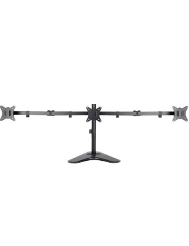Soporte de Sobremesa para 3 Monitores TooQ DB1704TN-B/ Giratorio/ Inclinable/ hasta 7kg