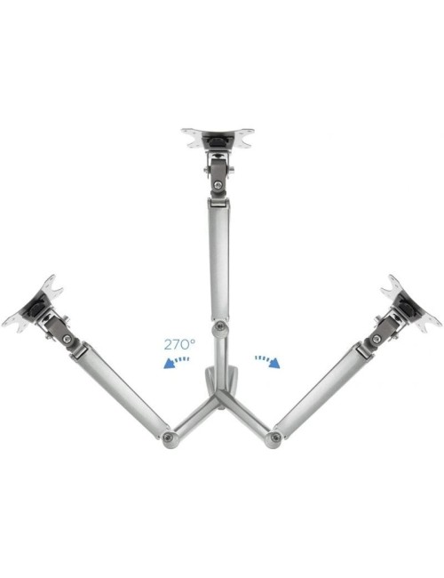 Soporte de Mesa para Monitor TooQ DB3032TNR-S/ Giratorio/ Inclinable/ hasta 9kg