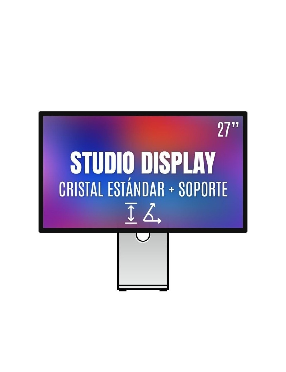Apple Studio Display 27'/ Cristal Estándar/ Soporte con inclinación ajustable
